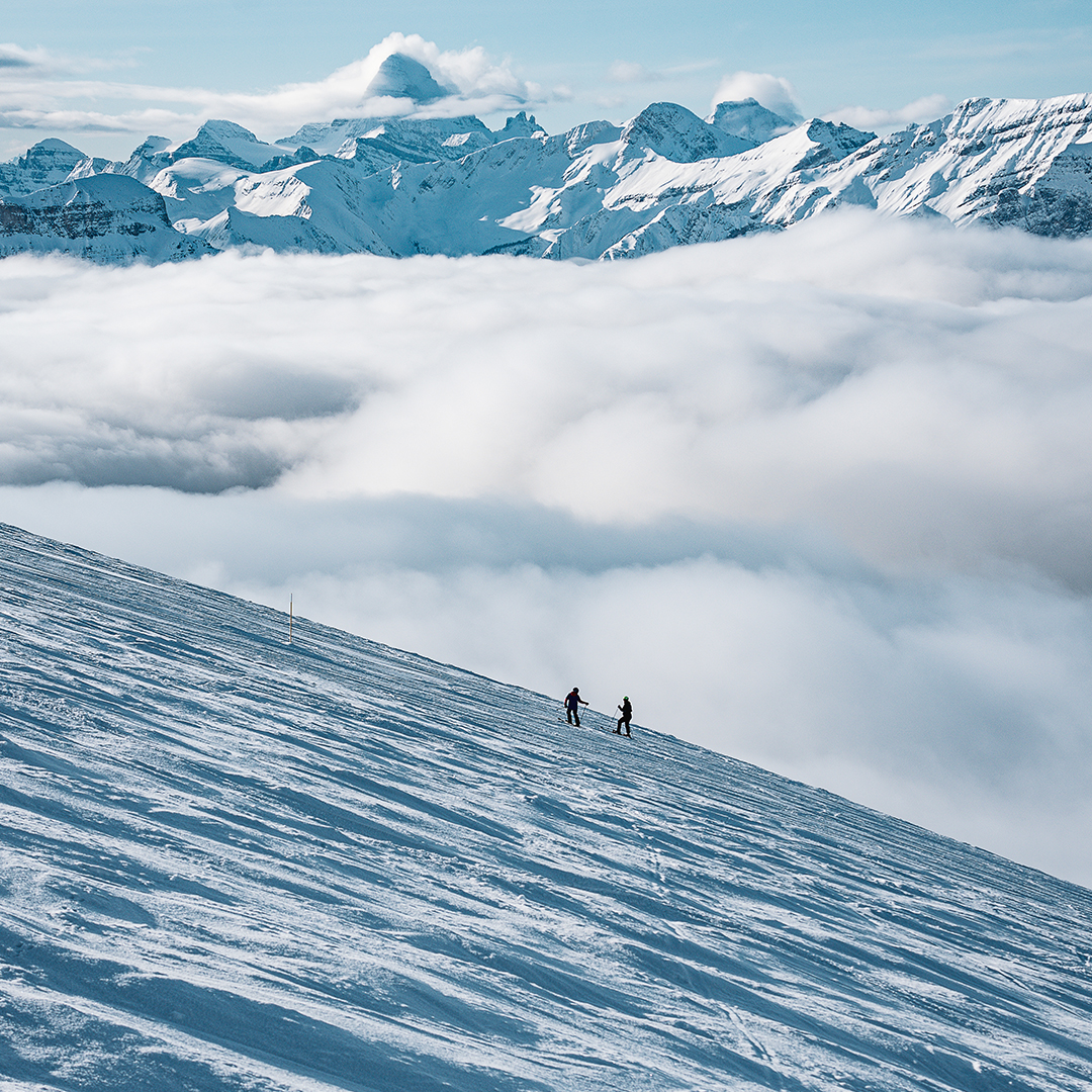 Skiing Above the Clouds Hero thumbnail